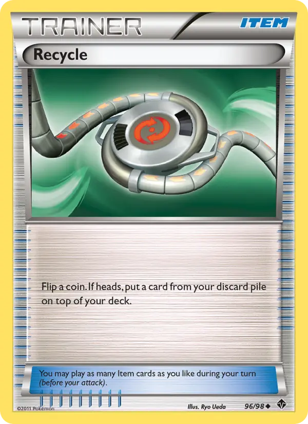 Recycle Pokémon card