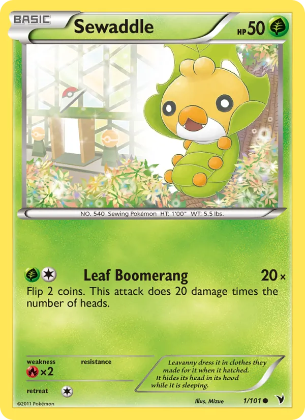 Sewaddle card