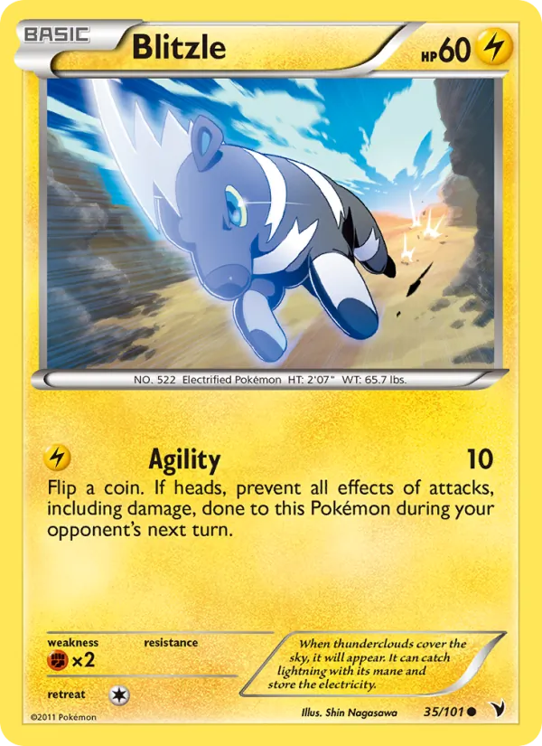 Blitzle Pokémon card