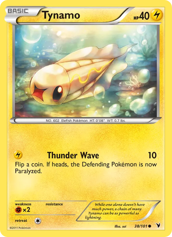 Tynamo Pokémon card