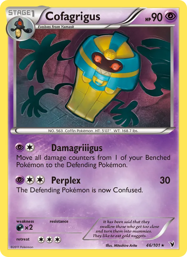 Cofagrigus Pokémon card