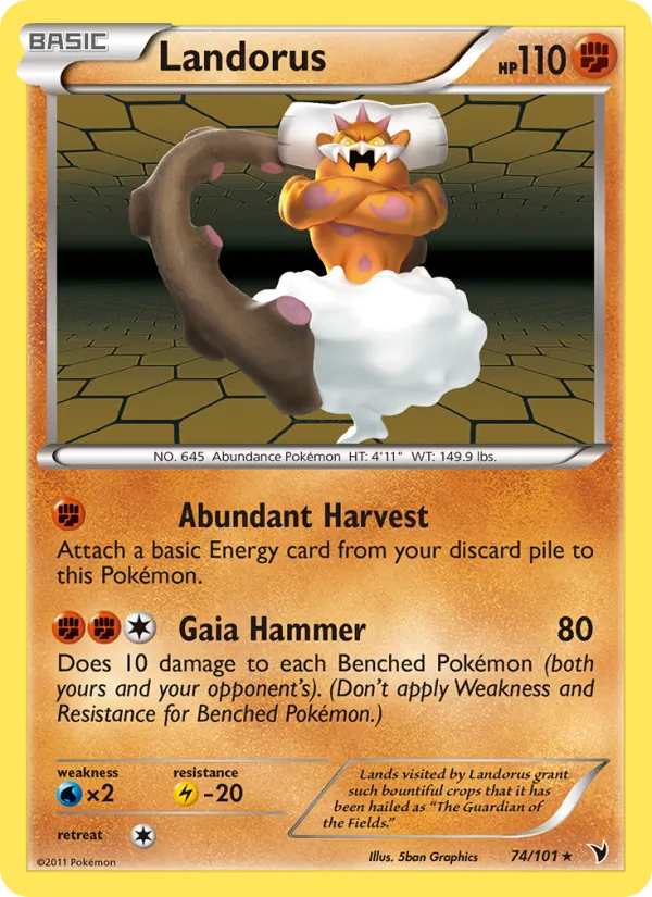 Landorus Pokémon card
