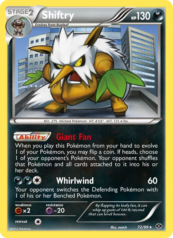 Shiftry card