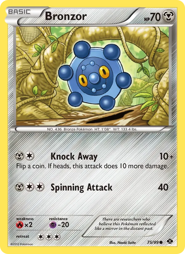 Bronzor Pokémon card