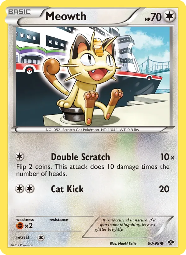 Meowth Pokémon card