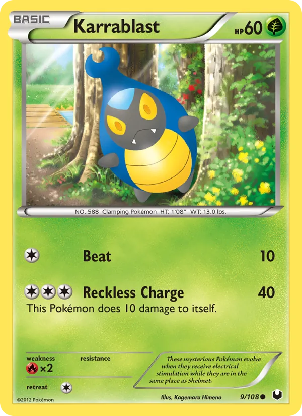 Karrablast card