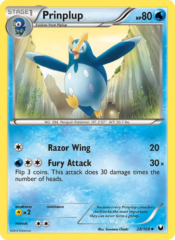 Prinplup card