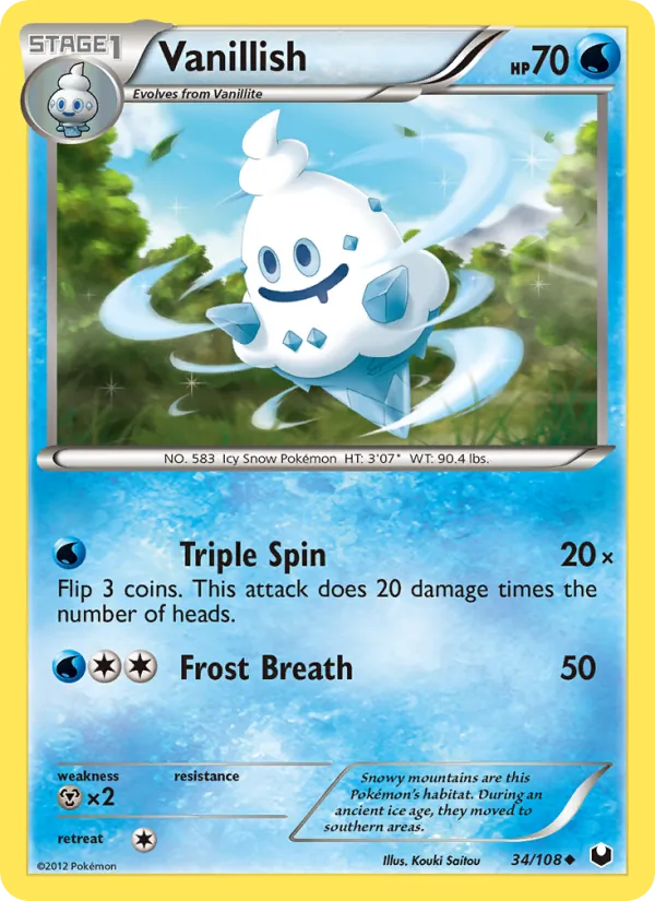 Vanillish card