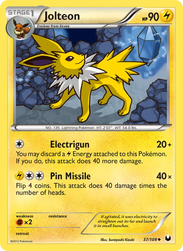 Jolteon Pokémon card
