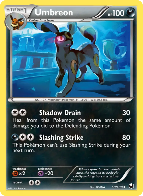 Umbreon Pokémon card