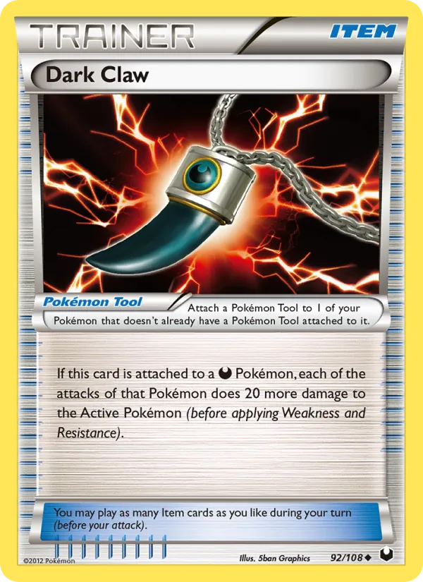 Dark Claw card