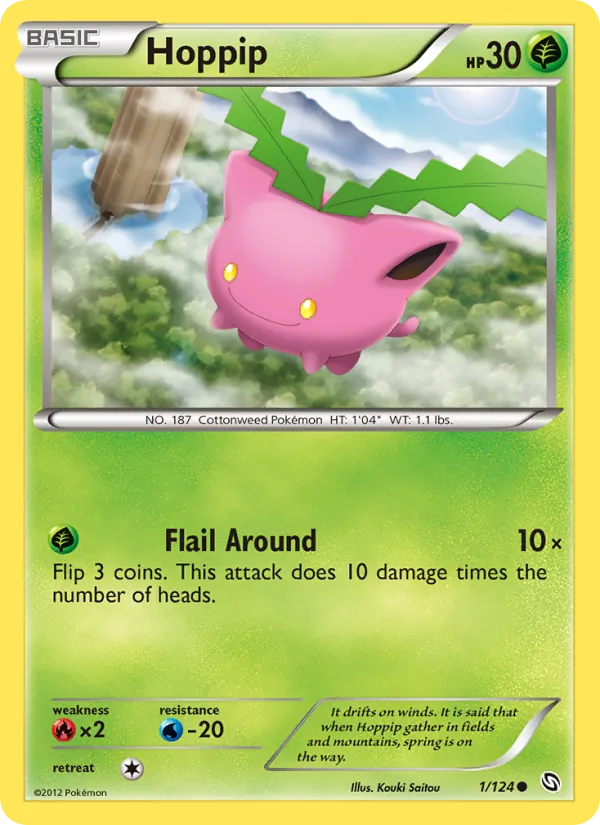 Hoppip Pokémon card