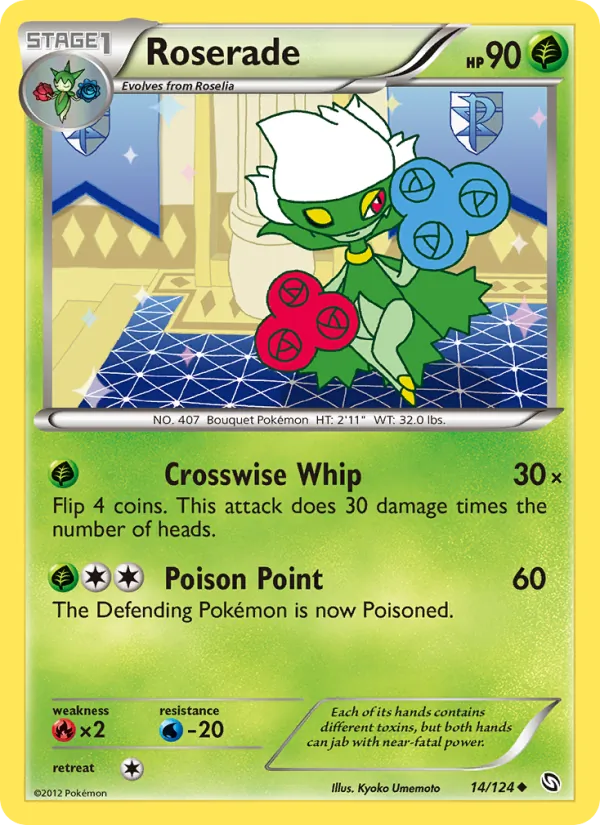 Roserade card