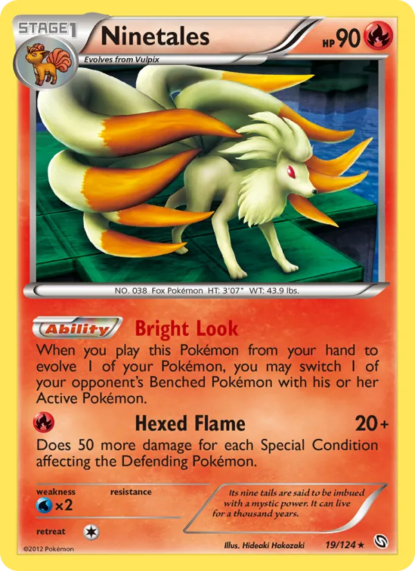 Ninetales Pokémon card