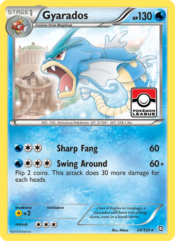 Gyarados Pokémon card