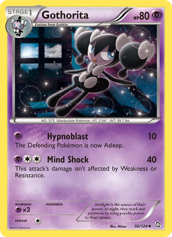 Gothorita Pokémon card