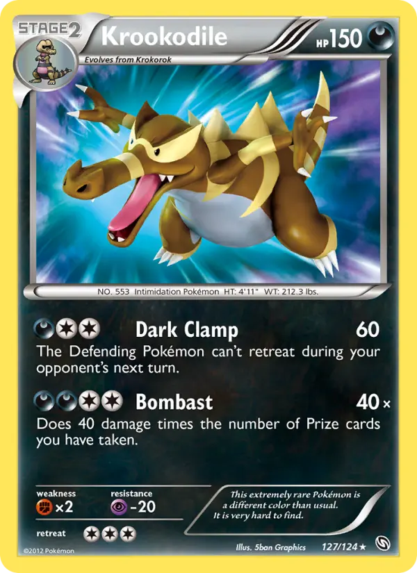 Krookodile Pokémon card