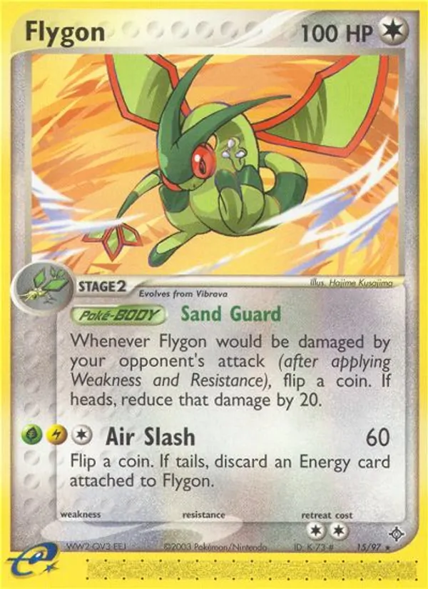 Flygon Pokémon card