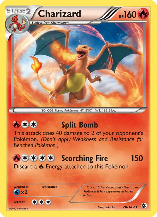 Charizard Pokémon card