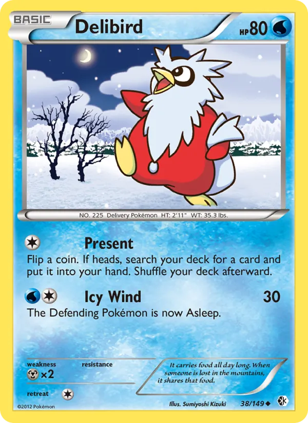 Delibird Pokémon card