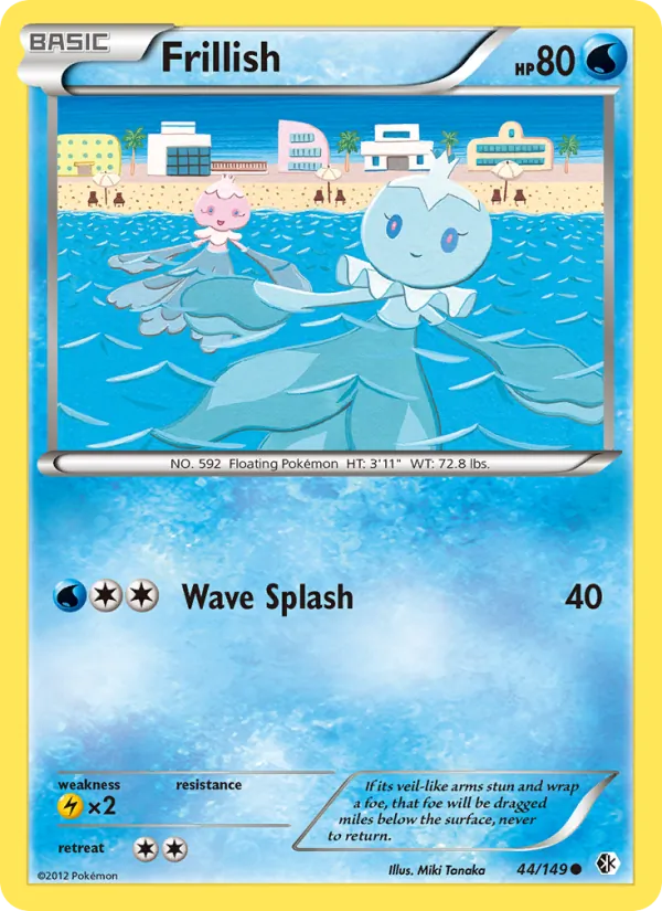 Frillish Pokémon card