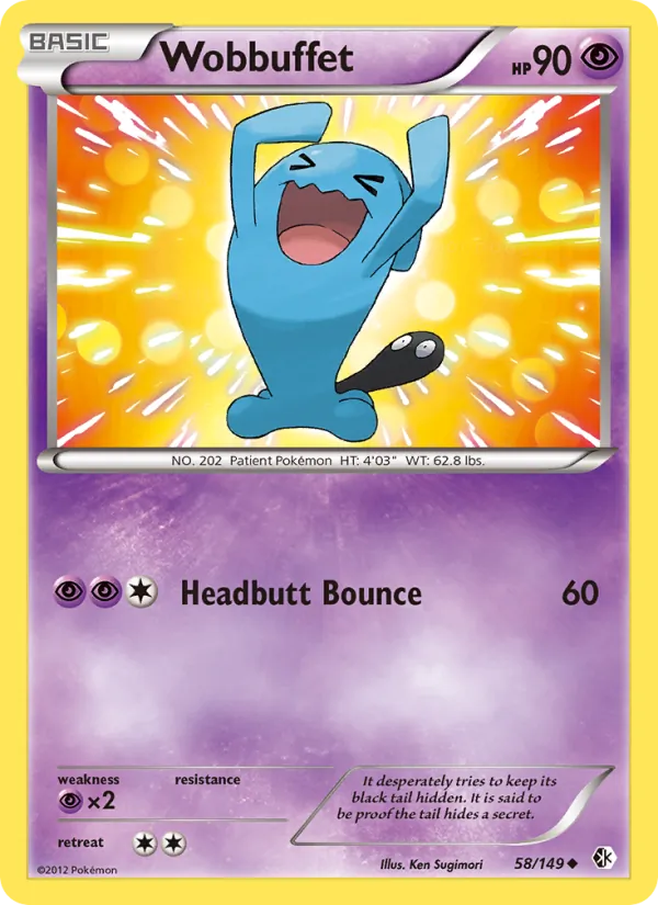 Wobbuffet Pokémon card
