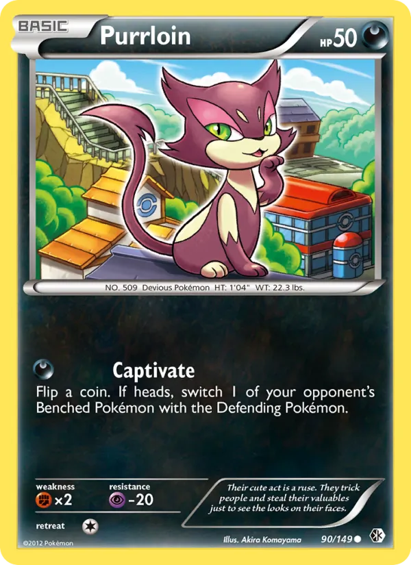Purrloin Pokémon card