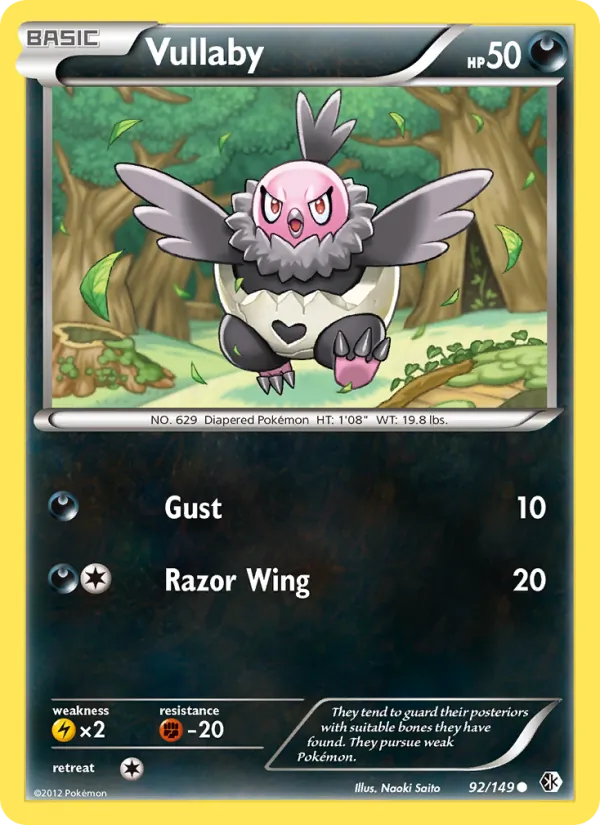 Vullaby Pokémon card