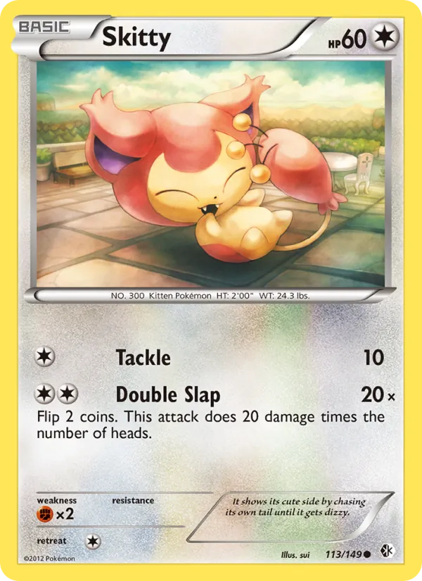 Skitty Pokémon card
