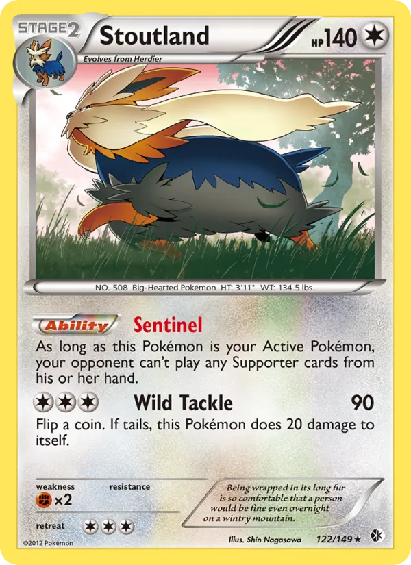 Stoutland card