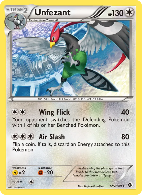 Unfezant card