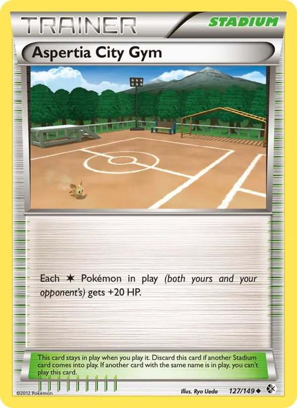 Aspertia City Gym Pokémon card