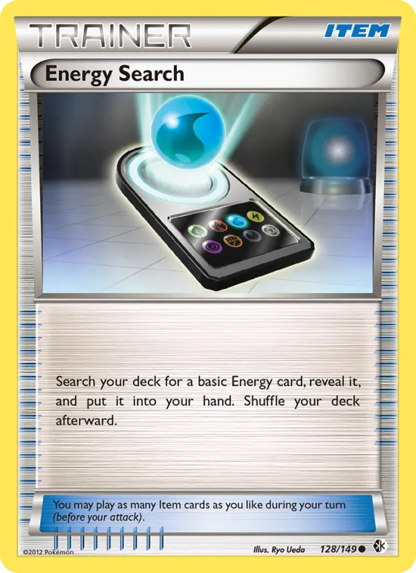 Energy Search Pokémon card
