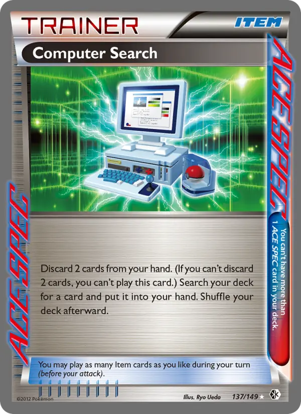 Computer Search Pokémon card