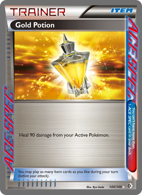 Gold Potion card