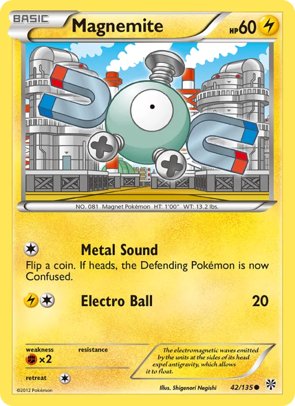 Magnemite Pokémon card