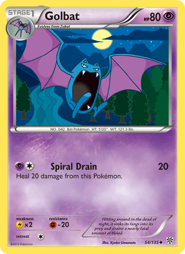 Golbat Pokémon card