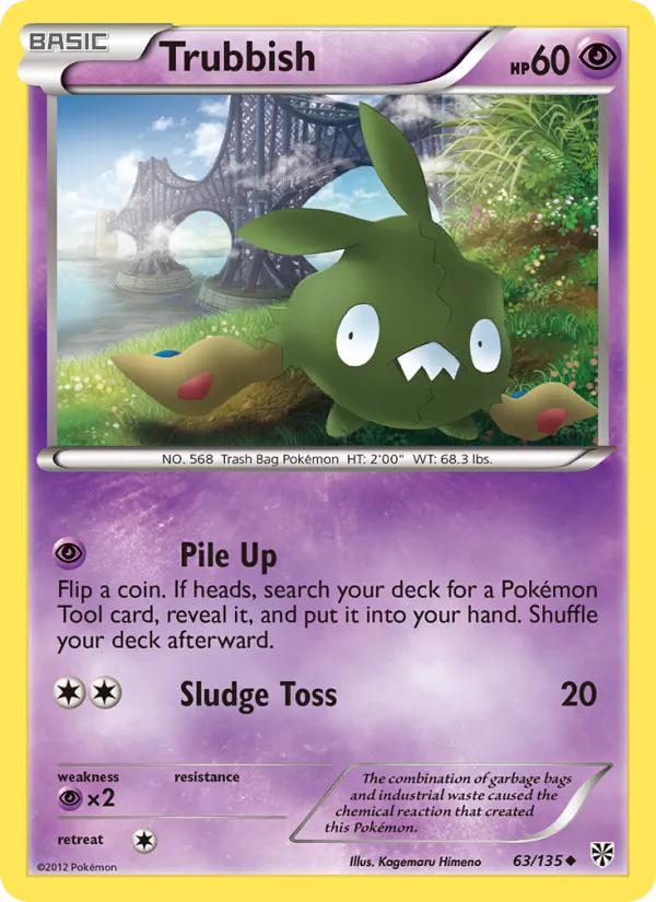 Trubbish Pokémon card