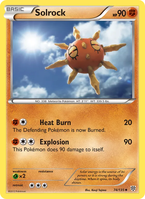 Solrock card