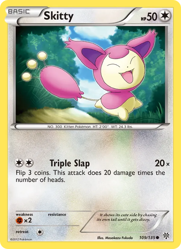 Skitty Pokémon card