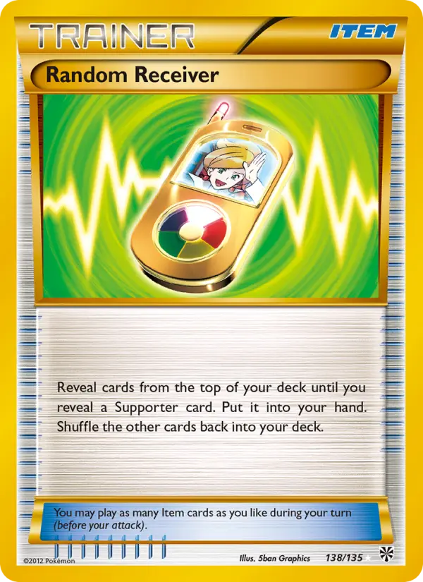 Random Receiver Pokémon card