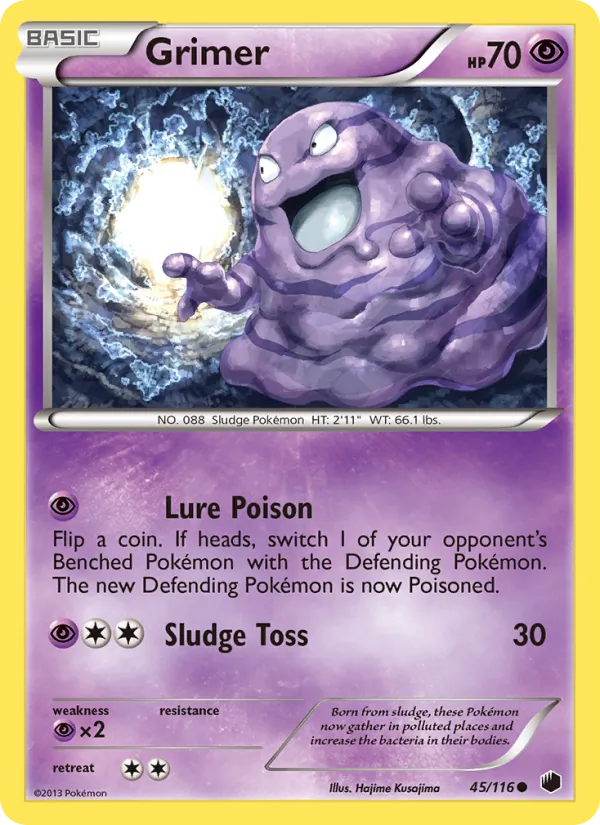 Grimer Pokémon card