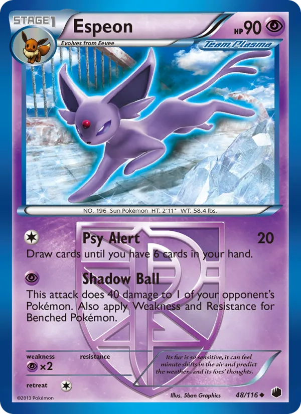 Espeon Pokémon card