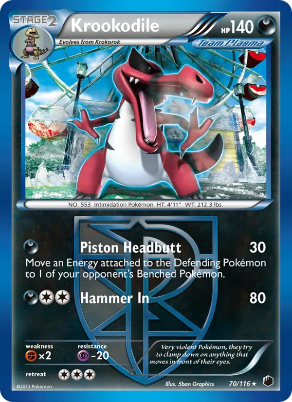 Krookodile Pokémon card