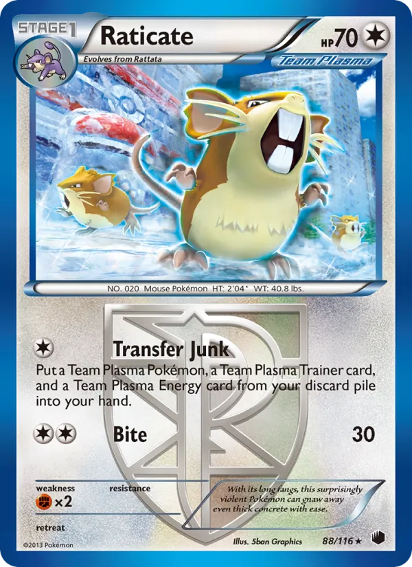 Raticate Pokémon card