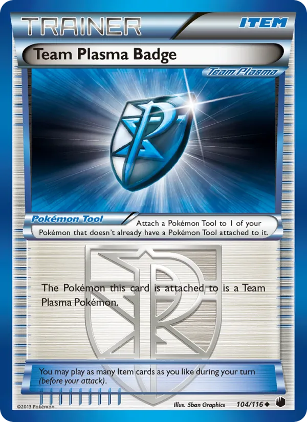Team Plasma Badge card