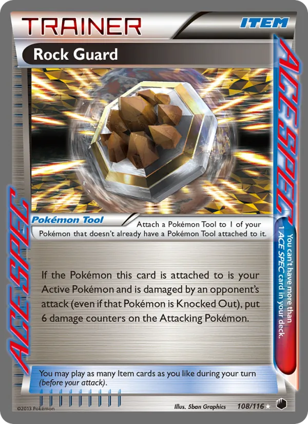 Rock Guard card