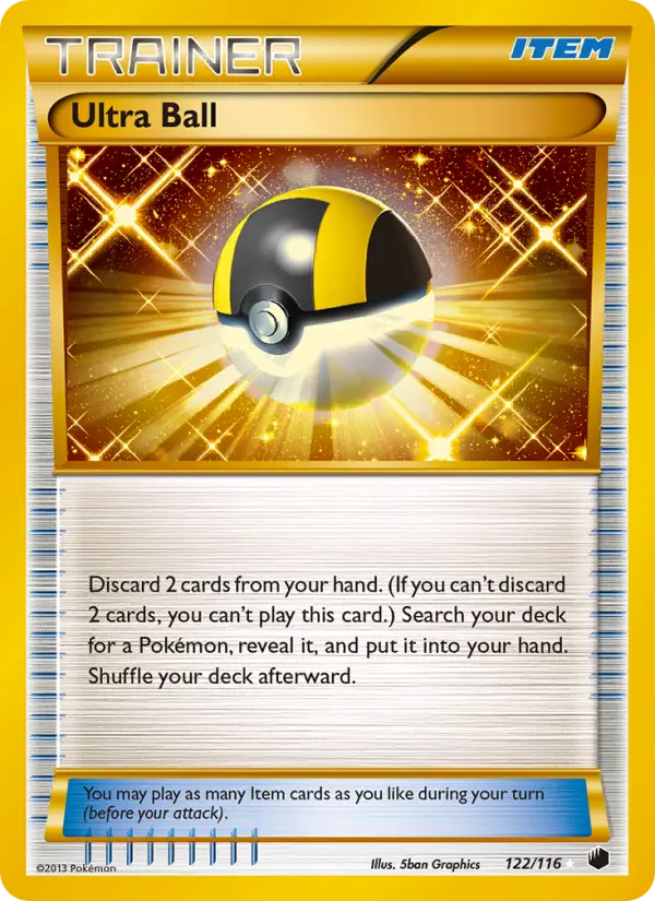Ultra Ball Pokémon card