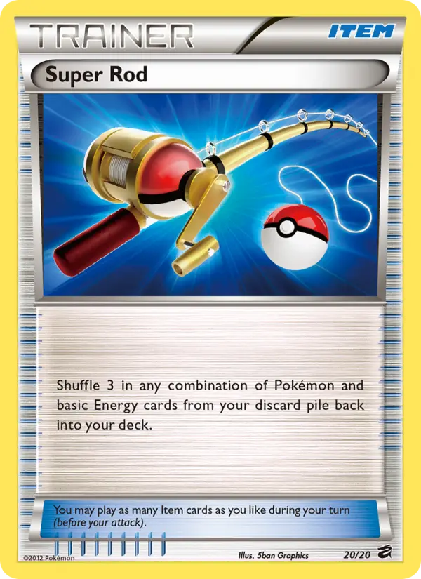 Super Rod Pokémon card