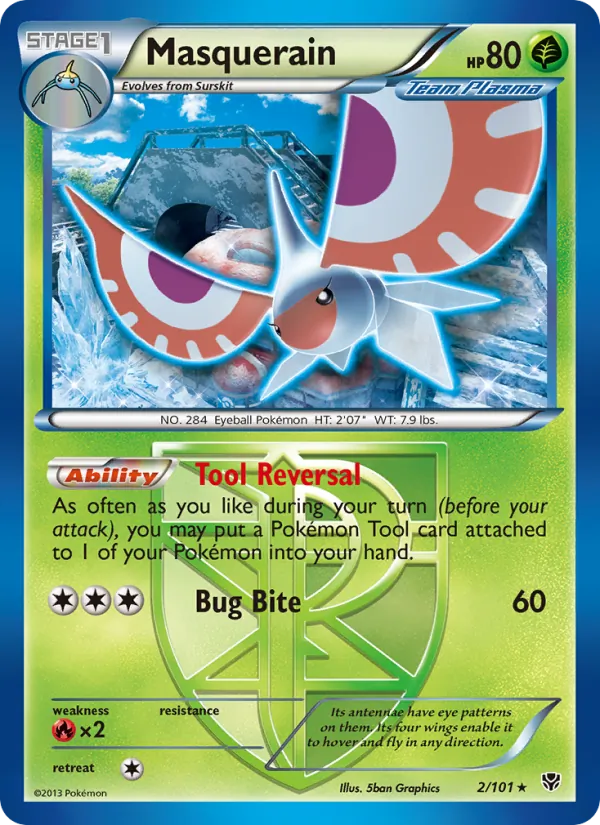 Masquerain card